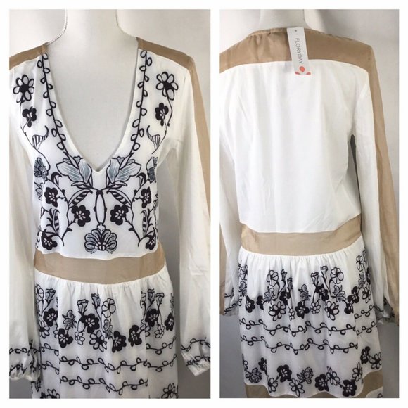 Floryday~NWT~Maxi~Long Dress Sheer Accents~ - Picture 3 of 9